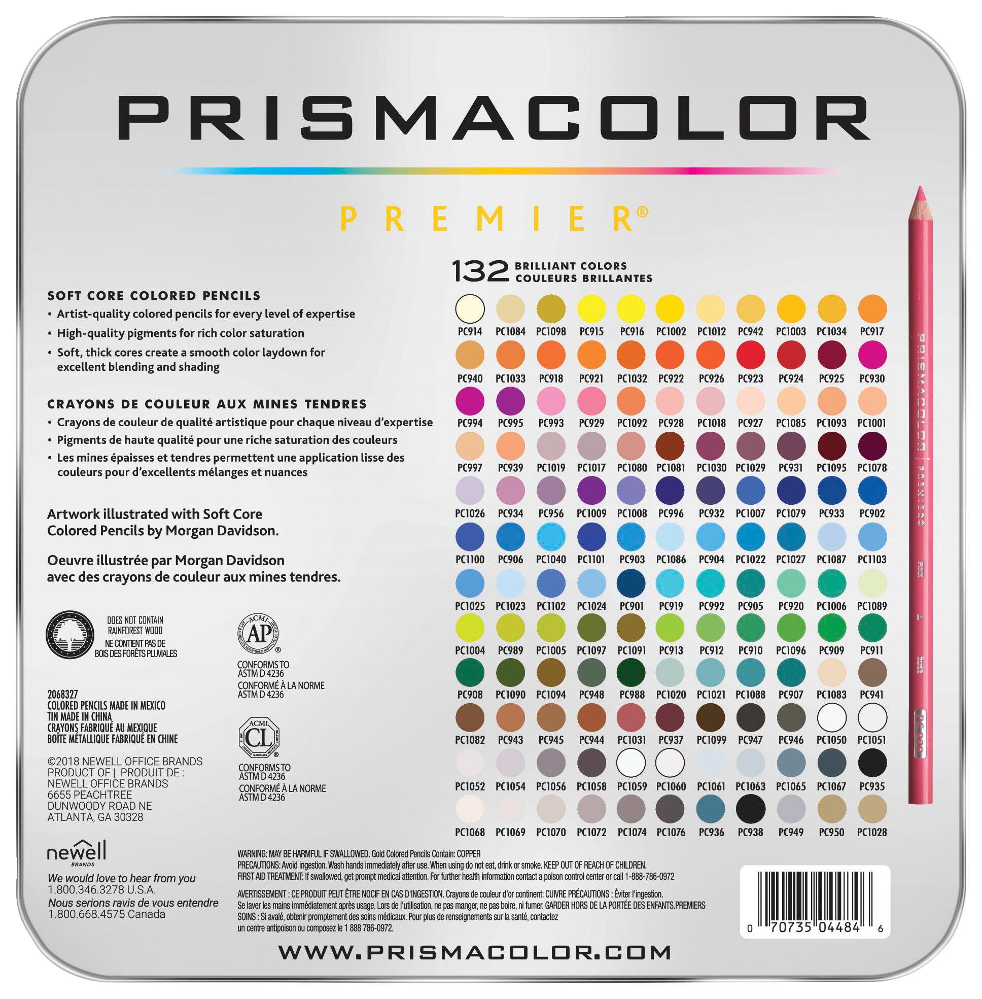 Prismacolor Premier Soft Core Colored Pencil Sets, Assorted Colors